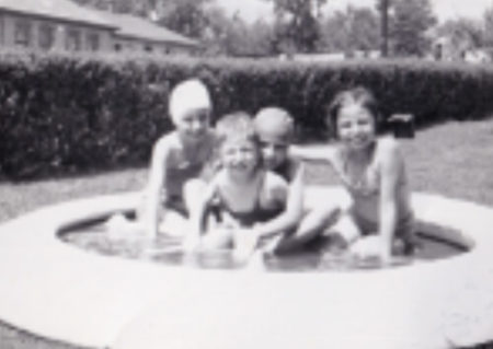In the late 40s Nonno bought the first kiddie inflatable wading pool in the neighborhood