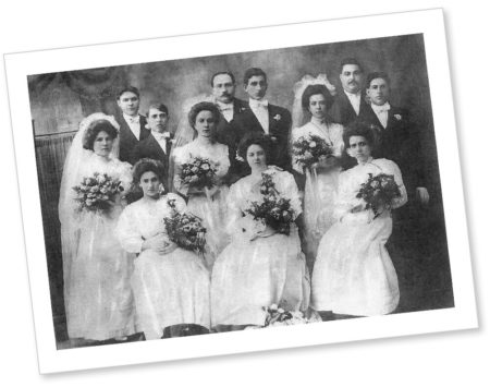 Family photos are part of genealogical research